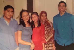 A picture of me in my blue dress FROM that very day