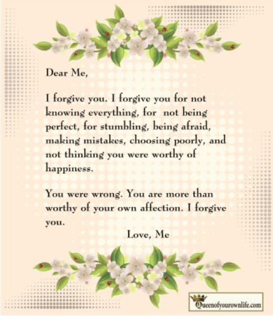 FAVORITE! Seriously, say this to yourself, over and over and over and over and over again! Okay. Now say it one more time. So important!