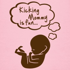 kicking-mommy-is-fun-women-s-t-shirts